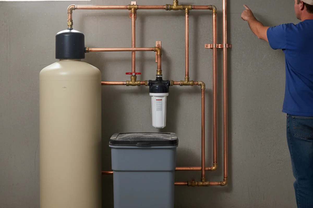 Whole-house water treatment system installed in Woodside